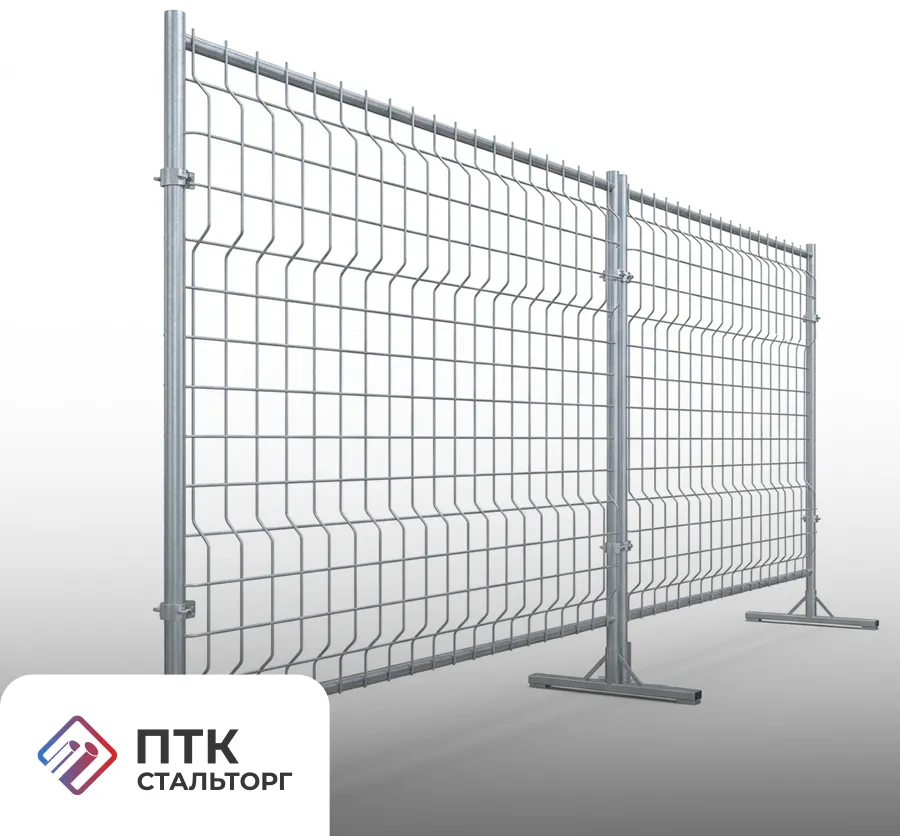 Ворота для ЕВРО ограждений 2000х6000 мм