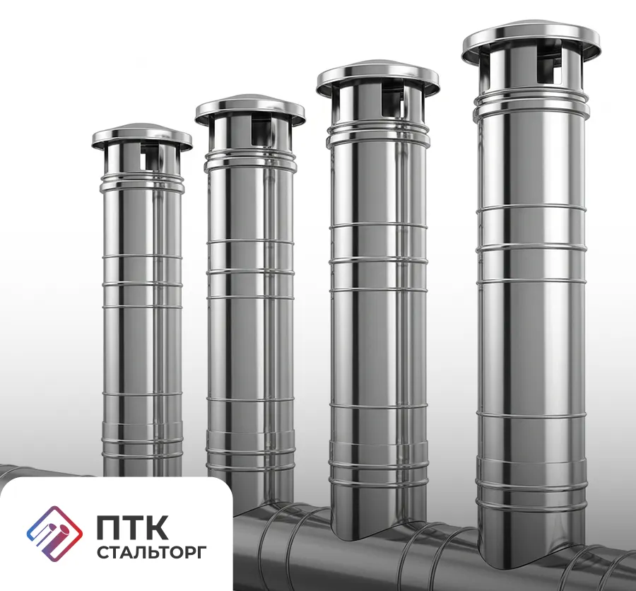 Газоходы промышленные нержавеющие