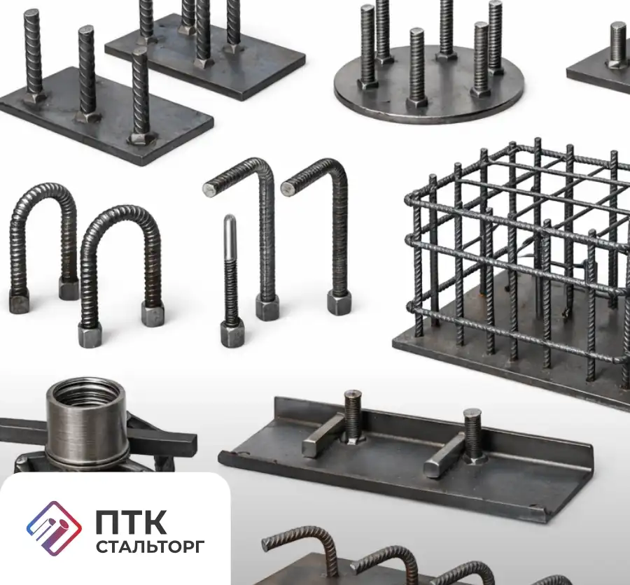 Закладная деталь фундамента 3Ф-20/4/Д270-1,5-б
